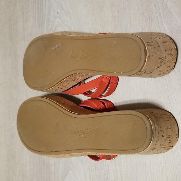 NWOT Sam Edelman Rasha Red Wedge Size 8 - Picture 9 of 10